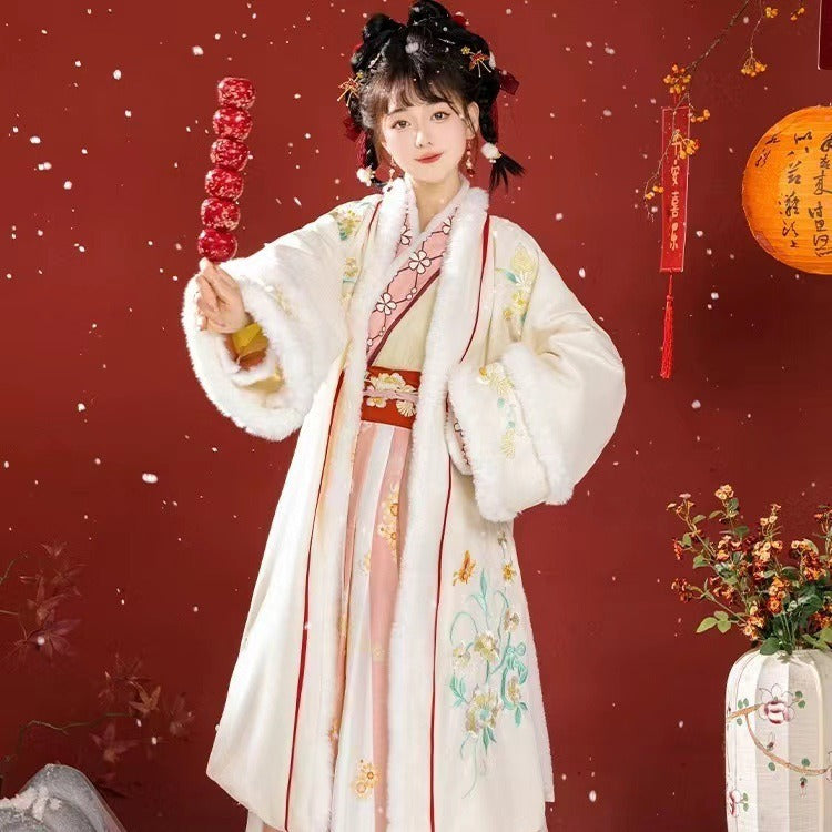 Women's Chinese New Year Huakaizhujin 花开珠锦 Hanfu Winter