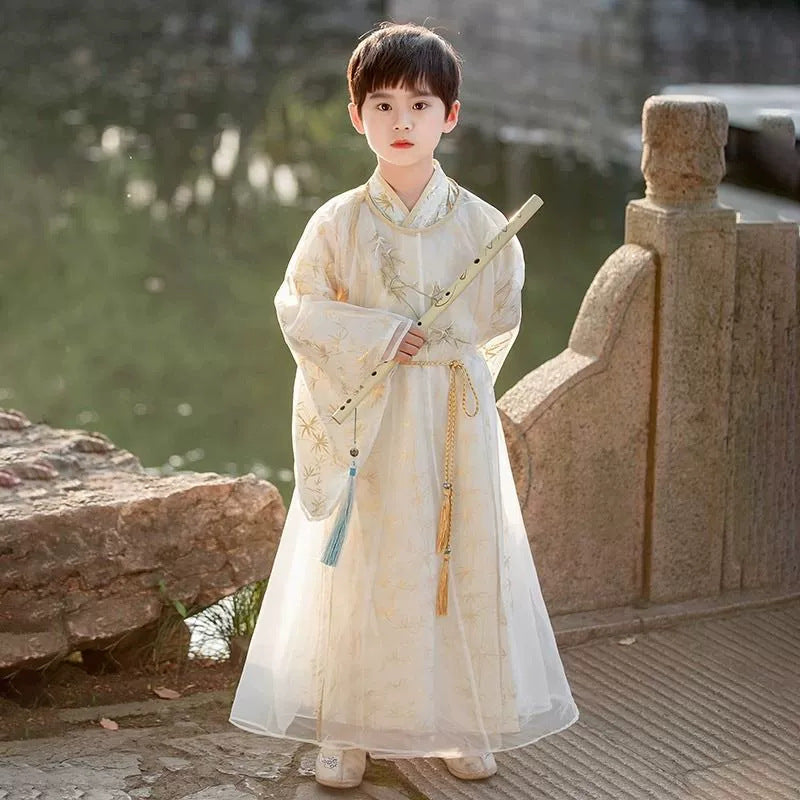 Children's Traditional Scholar Jinbang 金榜 Suit Spring Summer Autumn