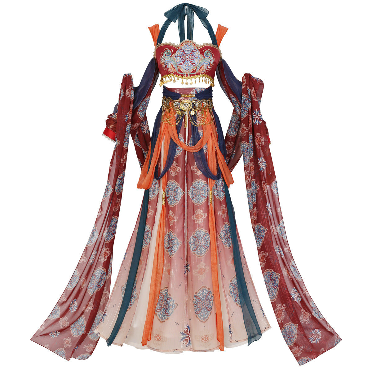 Chinese Hanfu Women's Dress Guiding Feitian 飞天 Dunhuang