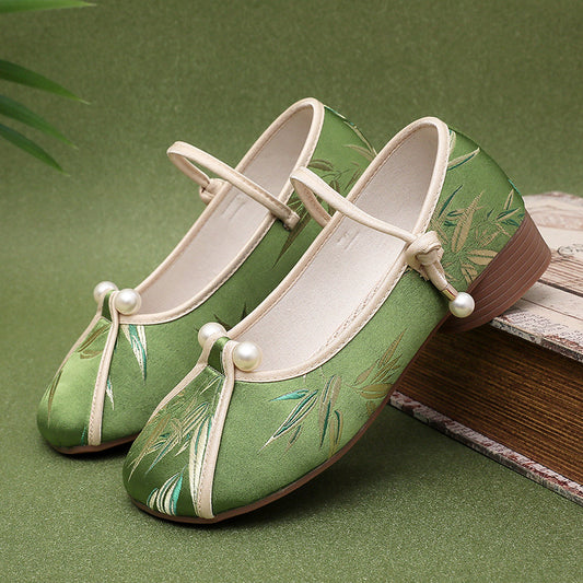 Women's Traditional Shoes Muxia 沐夏 Chinese Increase Spring Summer Autumn