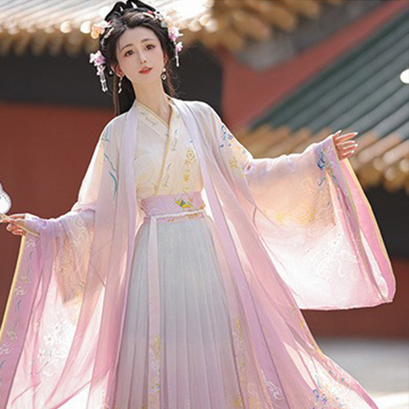 WEIJIN Dynasty Cangmingyue 沧溟月 Women's Dress Spring Summer Autumn