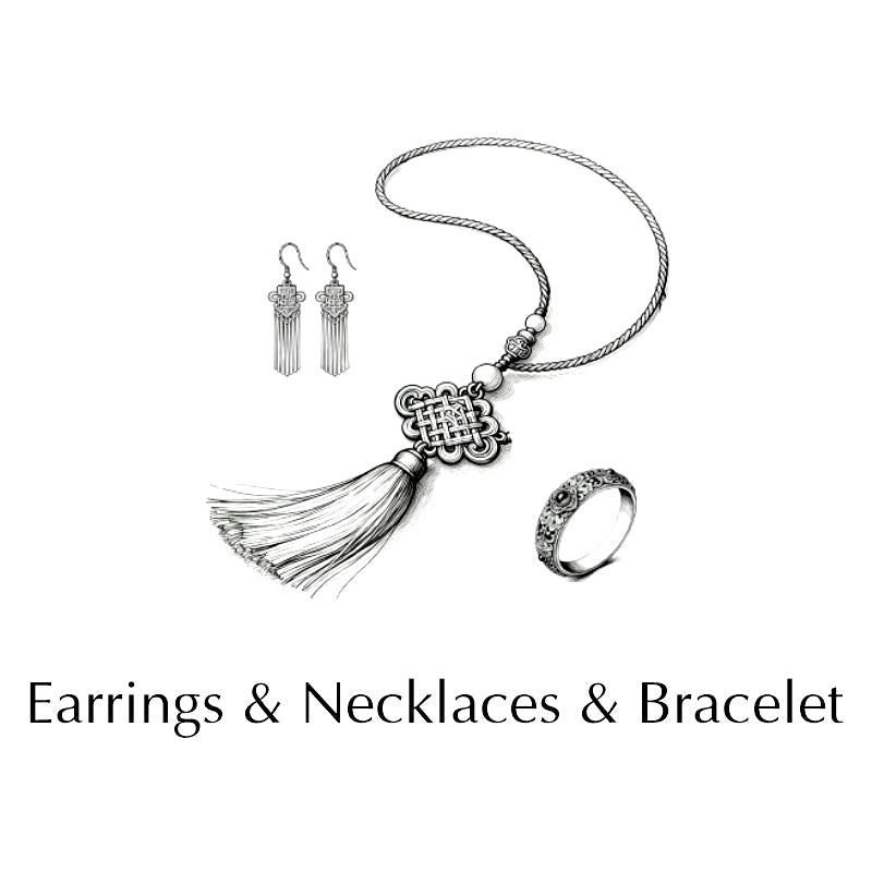 Earrings & Necklaces & Bracelet