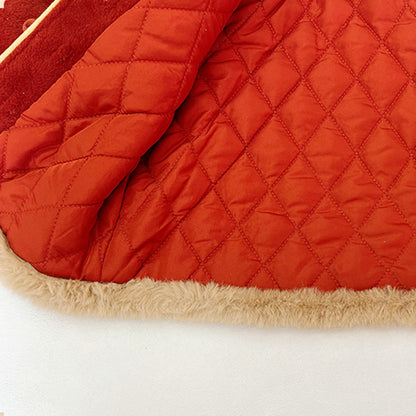 Children's Traditional boy's Clothing Duofu 多福 Chinese Kid's Lunar New Year Velvet Hanfu Suit