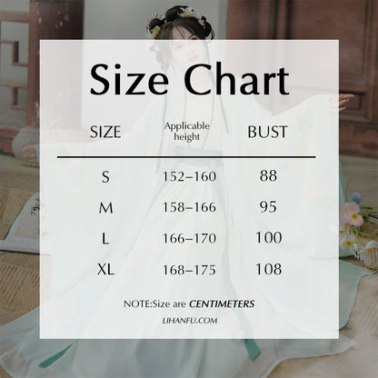 SONG Dynasty Hanfu Women's Xiangsiyi 相思意 Skirt  Spring Summer Autumn