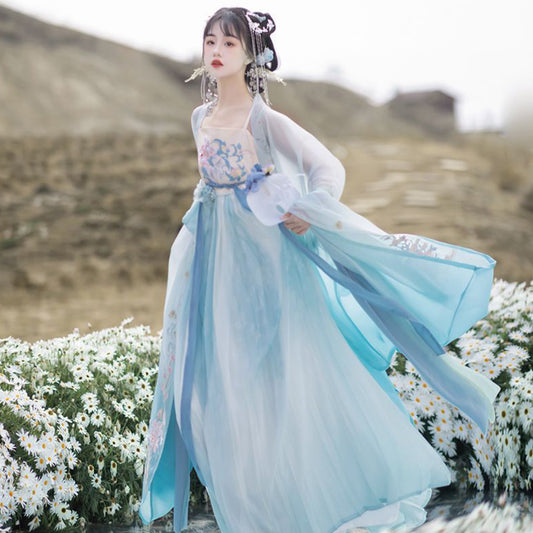 TANG Dynasty Hanfu Women's Fendai 粉黛 Skirt  Spring Summer Autumn
