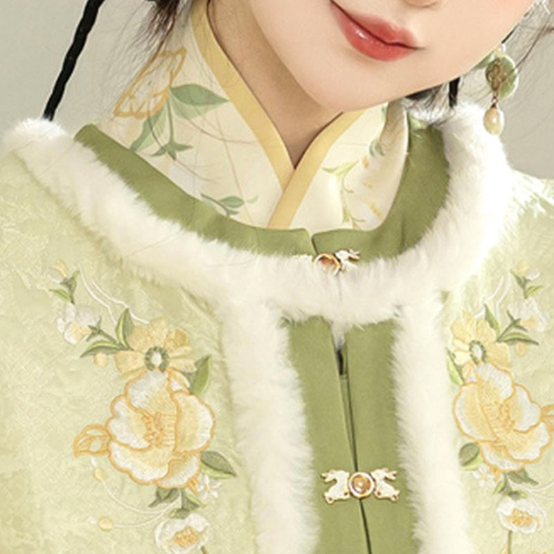 New Chinese Style Clothing Chunxin Huaxiayuemian "花下月眠" Women's Modern  Hanfu Winter Autumn