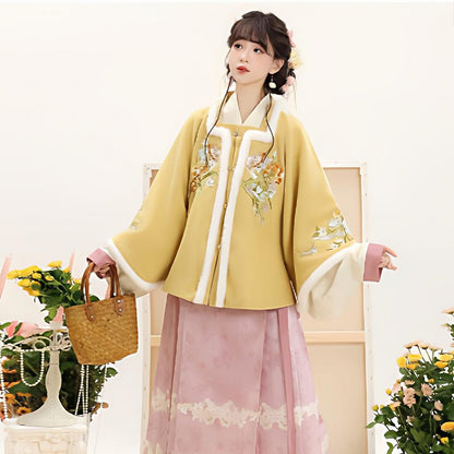 New Chinese Style Clothing Chunxin Nuanyu "暖玉" Women's Modern  Hanfu Winter Autumn