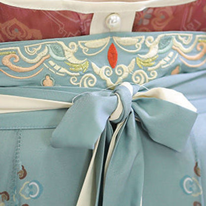 TANG Dynasty Dress Women's Fuhuameng 浮华梦 Ruqun  Hanfu Clothing Spring Summer Autumn