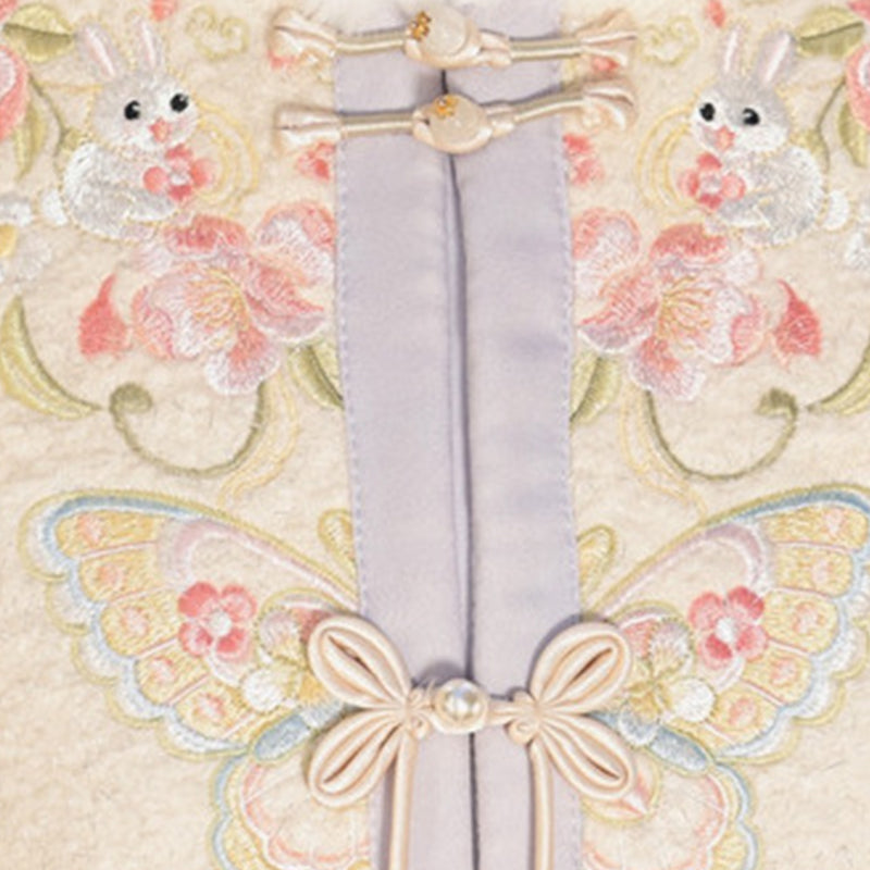 New Chinese Style Clothing Chunxin Dream Nuomitu "糯米兔" Women's Modern  Hanfu Winter Autumn