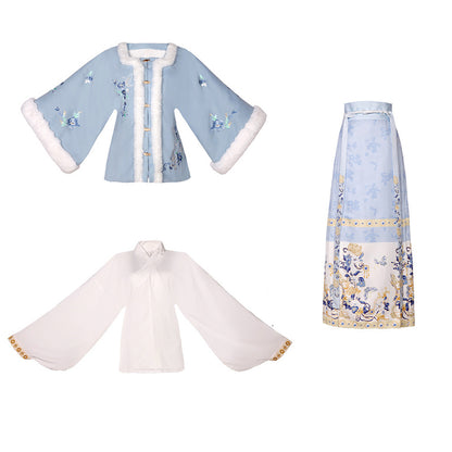 New Chinese Style Clothing Chunxin Lanting "兰亭" Women's Modern  Hanfu Winter Autumn