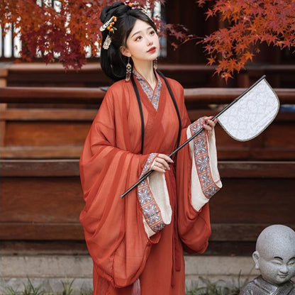 Warring States Clothing Women's Hanfu Clothing Mengyu 梦域 Spring Summer Autumn