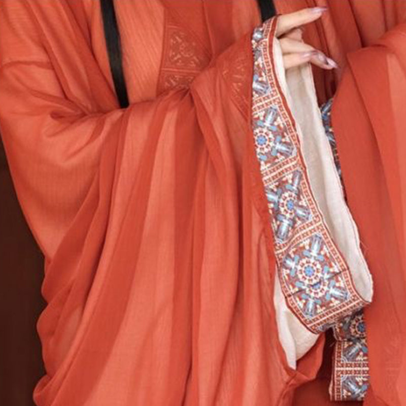 Warring States Clothing Women's Hanfu Clothing Mengyu 梦域 Spring Summer Autumn