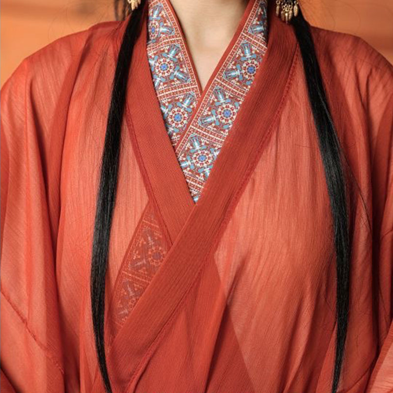 Warring States Clothing Women's Hanfu Clothing Mengyu 梦域 Spring Summer Autumn
