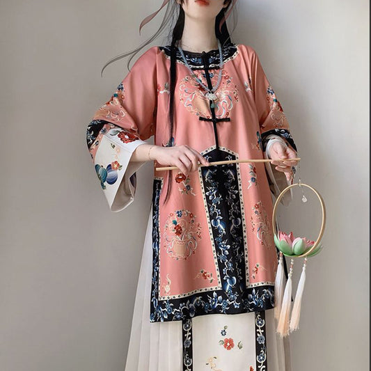 QING Dynasty Skirt Women's Man 满  Spring Summer Autumn