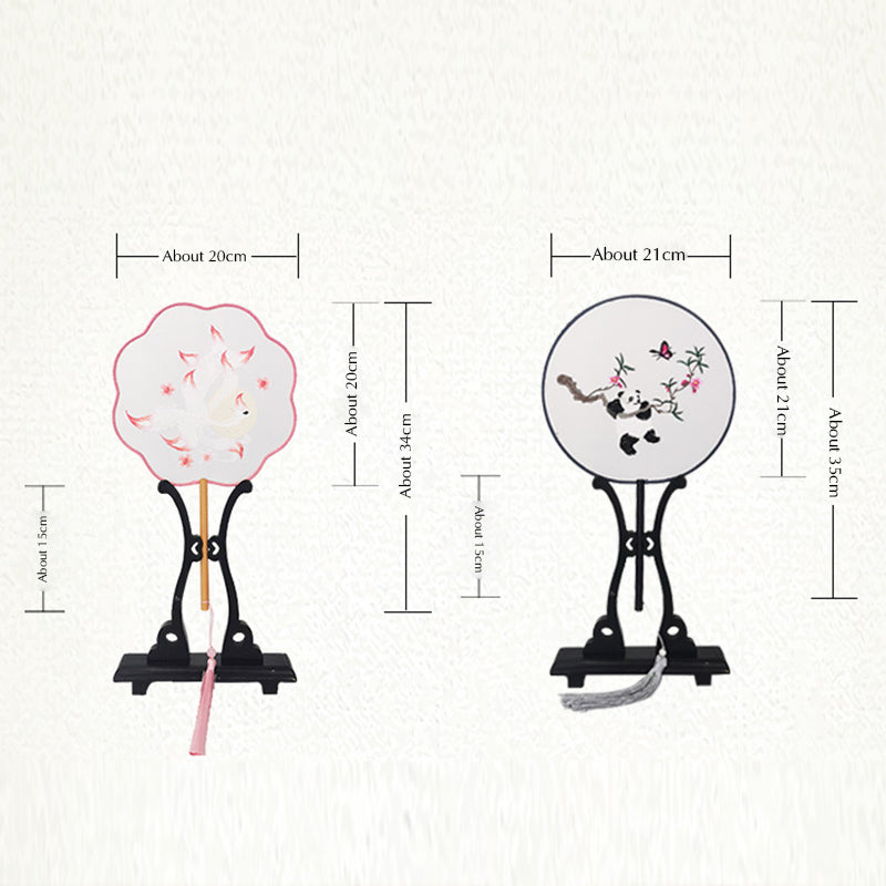 Traditional Chinese Translucent  Fan Tuanshan 团扇