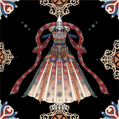 Chinese Hanfu Women's Dress Guiding Feitian 飞天 Dunhuang