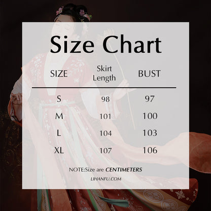 TANG Dynasty Skirt Suit Women's Fengyuzui 枫梧醉 Hanfu Clothing Spring Summer Autumn