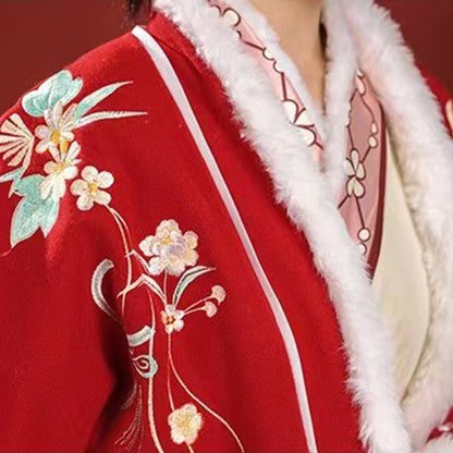 Women's Chinese New Year Huakaizhujin 花开珠锦 Hanfu Winter