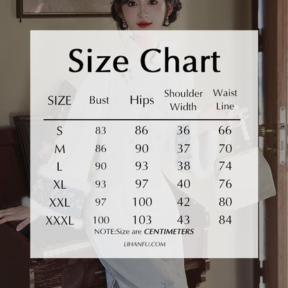 Women's Qipao Ruhua 入画 Asian Dress Chinese Modern Hanfu Clothing Velvet Cheongsam Winter