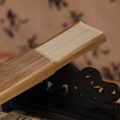 Traditional Chinese Narrow Edged Folding Fan