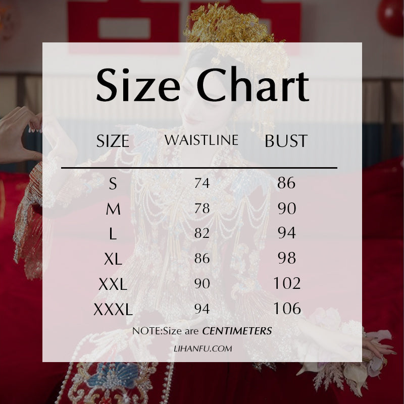 Women's Chinese Wedding Clothing Long Sleeves Qiong 琼 Attire