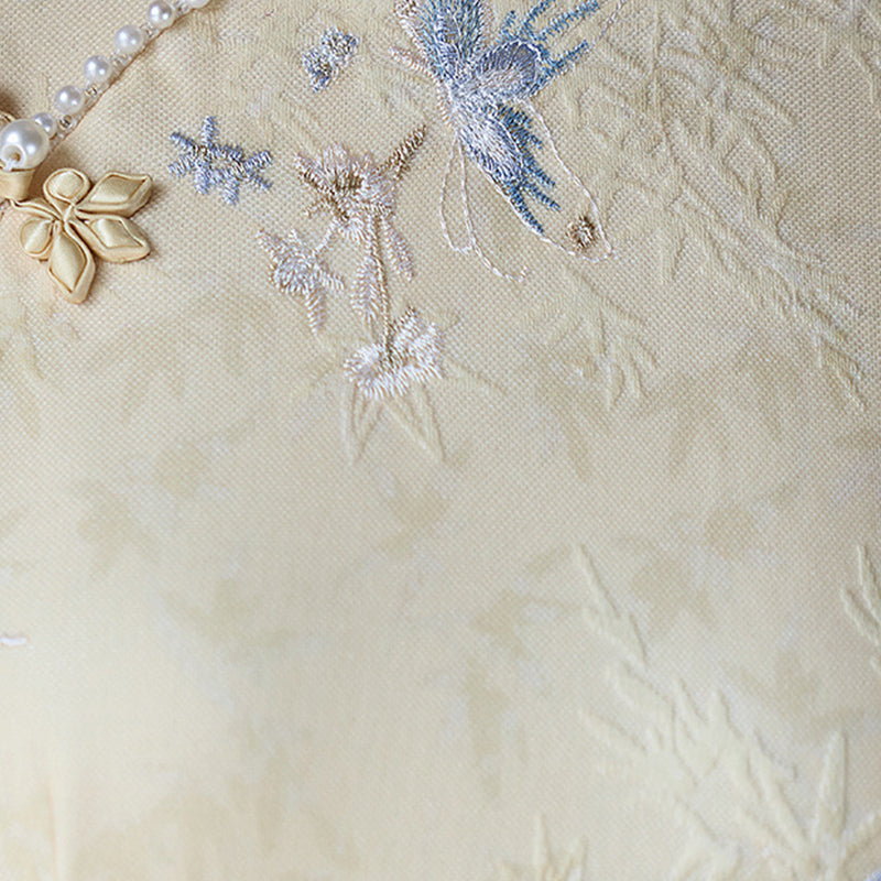 Women's Qipao Dielianhua 蝶恋花 Asian Thicken Dress Chinese Modern Hanfu Clothing Velvet Cheongsam Winter