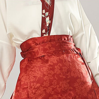 Ming Dynasty Dress Women's Mamian Skirt Fengxi 凤溪 Hanfu Clothing Spring Summer Autumn