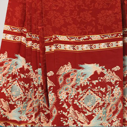 Ming Dynasty Dress Women's Mamian Skirt Fengxi 凤溪 Hanfu Clothing Spring Summer Autumn