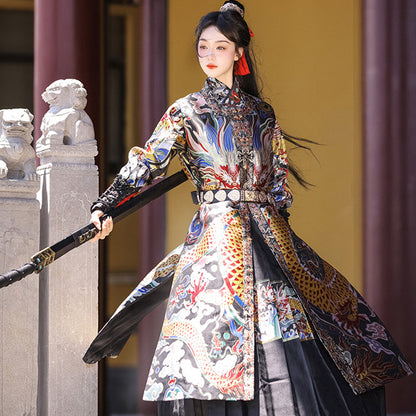 Ming Dynasty Dress Women Feiyu suit Hanfu Cos Clothing Qianhu 千户