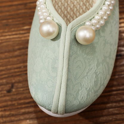 Women's Traditional Shoes Dengyun 登云 Chinese Increase Head Tilted Spring Summer Autumn Winter