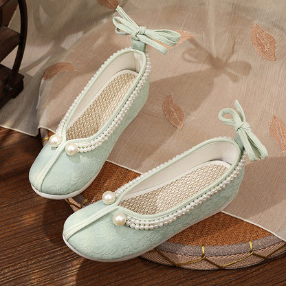 Women's Traditional Shoes Dengyun 登云 Chinese Increase Head Tilted Spring Summer Autumn Winter