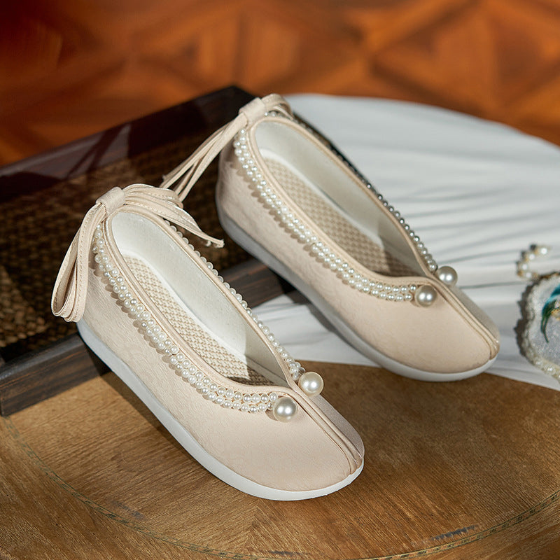 Women's Traditional Shoes Dengyun 登云 Chinese Increase Head Tilted Spring Summer Autumn Winter