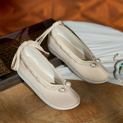 Women's Traditional Shoes Dengyun 登云 Chinese Increase Head Tilted Spring Summer Autumn Winter