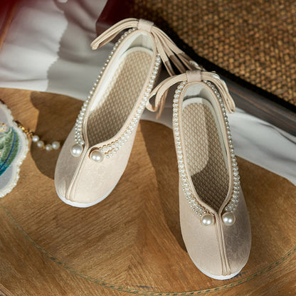 Women's Traditional Shoes Dengyun 登云 Chinese Increase Head Tilted Spring Summer Autumn Winter