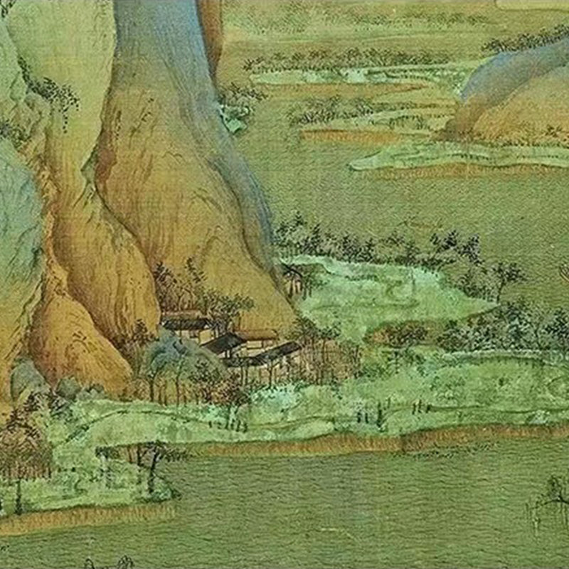 Chinese Style Canvas Handbag Culture Bags Guhua 古画