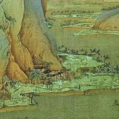 Chinese Style Canvas Handbag Culture Bags Guhua 古画