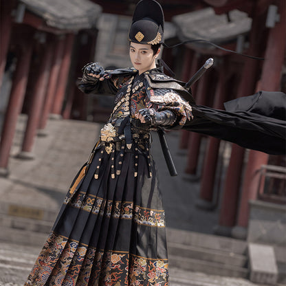 Ming Dynasty Dress Men Feiyu suit Hanfu Cos Clothing Male Longmenfeijia 龙门飞甲