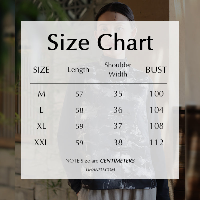 Thicken Vest Han Element Clothing Women's Moran 墨染 Modern Hanfu Thickened  Autumn Winter Spring