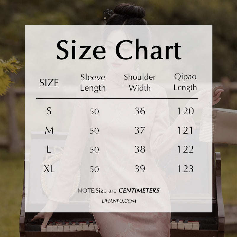 Chinese Modern Women's Qipao Dress  Jinxin 锦心 Clothing Traditional Cheongsam Autumn Winter Velvet Long Sleeves