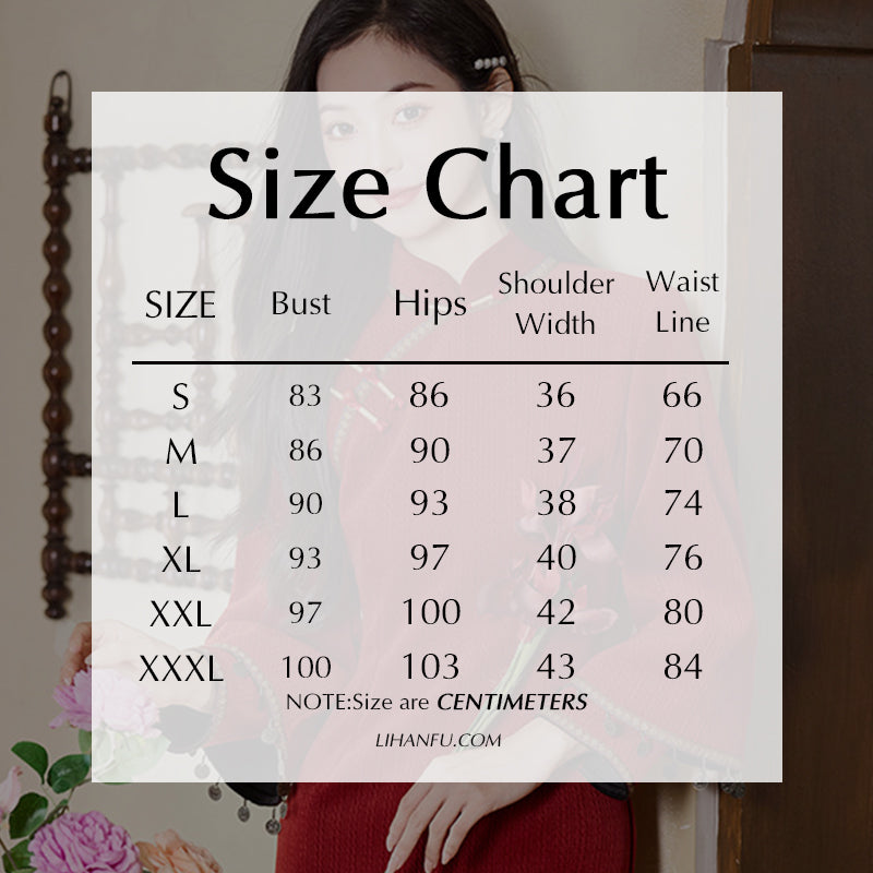 Women's Qipao Shiyu 诗语 Asian Thicken Dress Chinese Modern Hanfu Clothing Cheongsam Winter