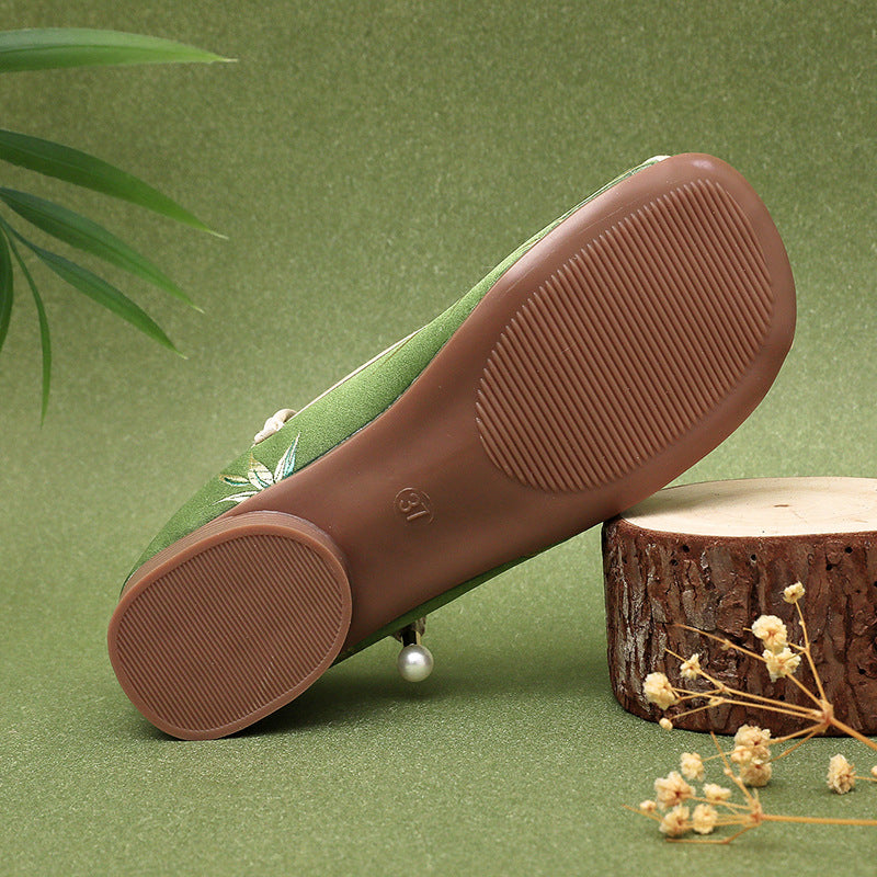 Women's Traditional Shoes Muxia 沐夏 Chinese Increase Spring Summer Autumn