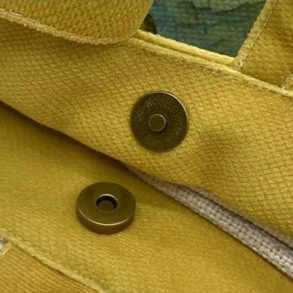 Chinese Style Canvas Handbag Culture Bags Guhua 古画