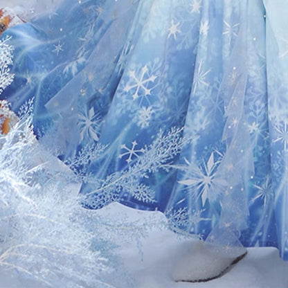 Tang Dynasty Girl Velvet Ruqun Bingmeng 冰梦 Children's Chinese Traditional Clothing Hanfu Suit