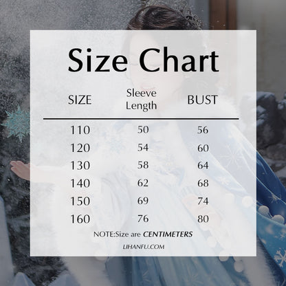 Tang Dynasty Girl Velvet Ruqun Bingmeng 冰梦 Children's Chinese Traditional Clothing Hanfu Suit