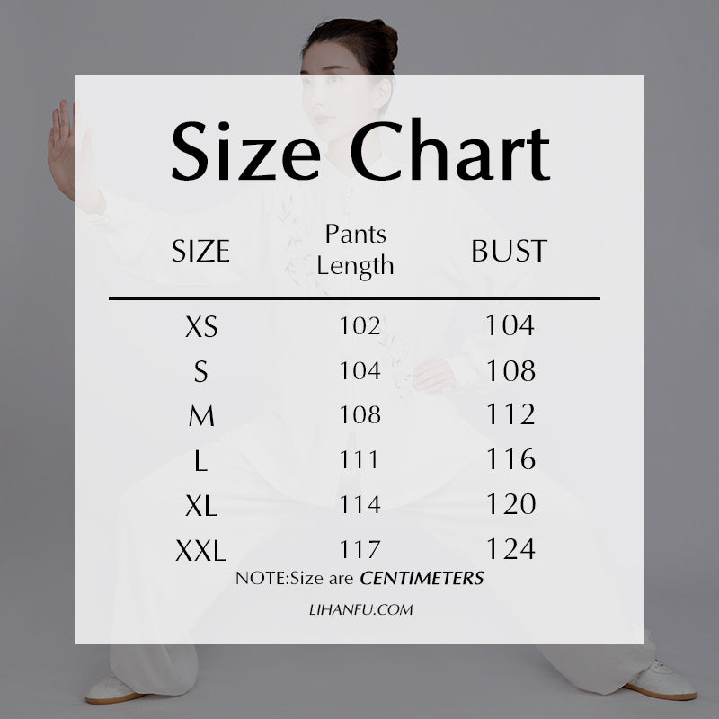 Women's Short Sleeved Huayuye 花与叶 Tai Chi Suit Clothing Summer