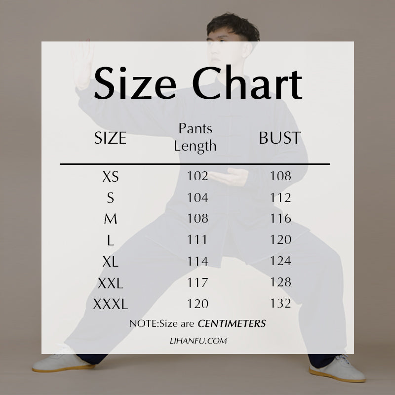 Thickened Tai Chi Clothing Wuwei 无为 Autumn Winter