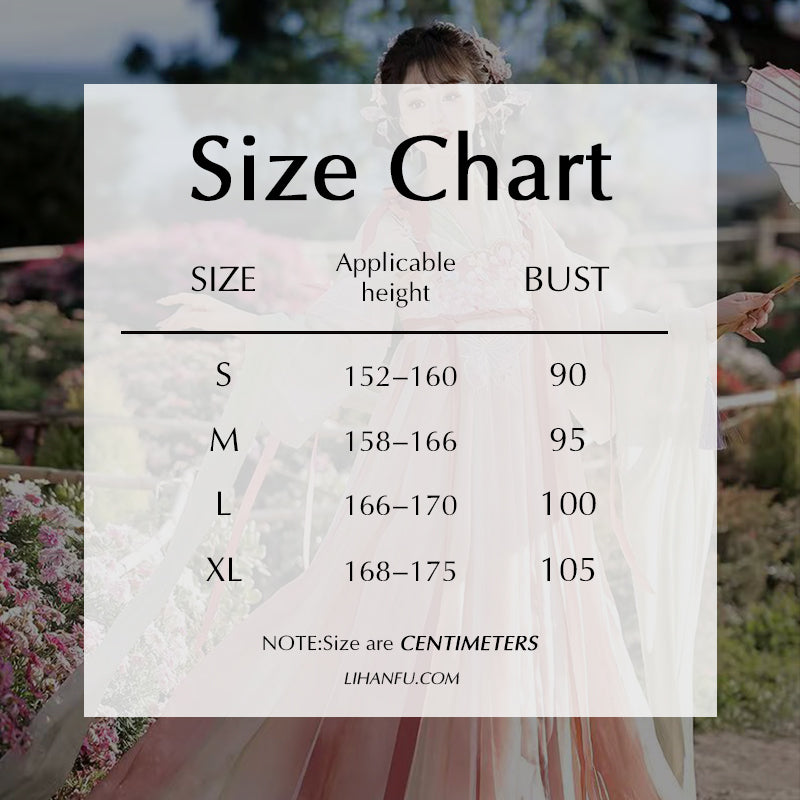 TANG Dynasty Clothing Dress Women's Flower Ruqun Princess Zhaozhao  昭昭公主 Traditional Hanfu Spring Summer Autumn