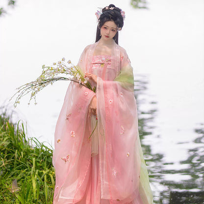 TANG Dynasty Clothing Dress Women's Huashen 花神 Traditional Hanfu Spring Summer Autumn