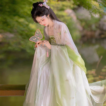 TANG Dynasty Clothing Dress Women's Huashen 花神 Traditional Hanfu Spring Summer Autumn