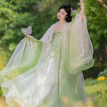 TANG Dynasty Clothing Dress Women's Huashen 花神 Traditional Hanfu Spring Summer Autumn